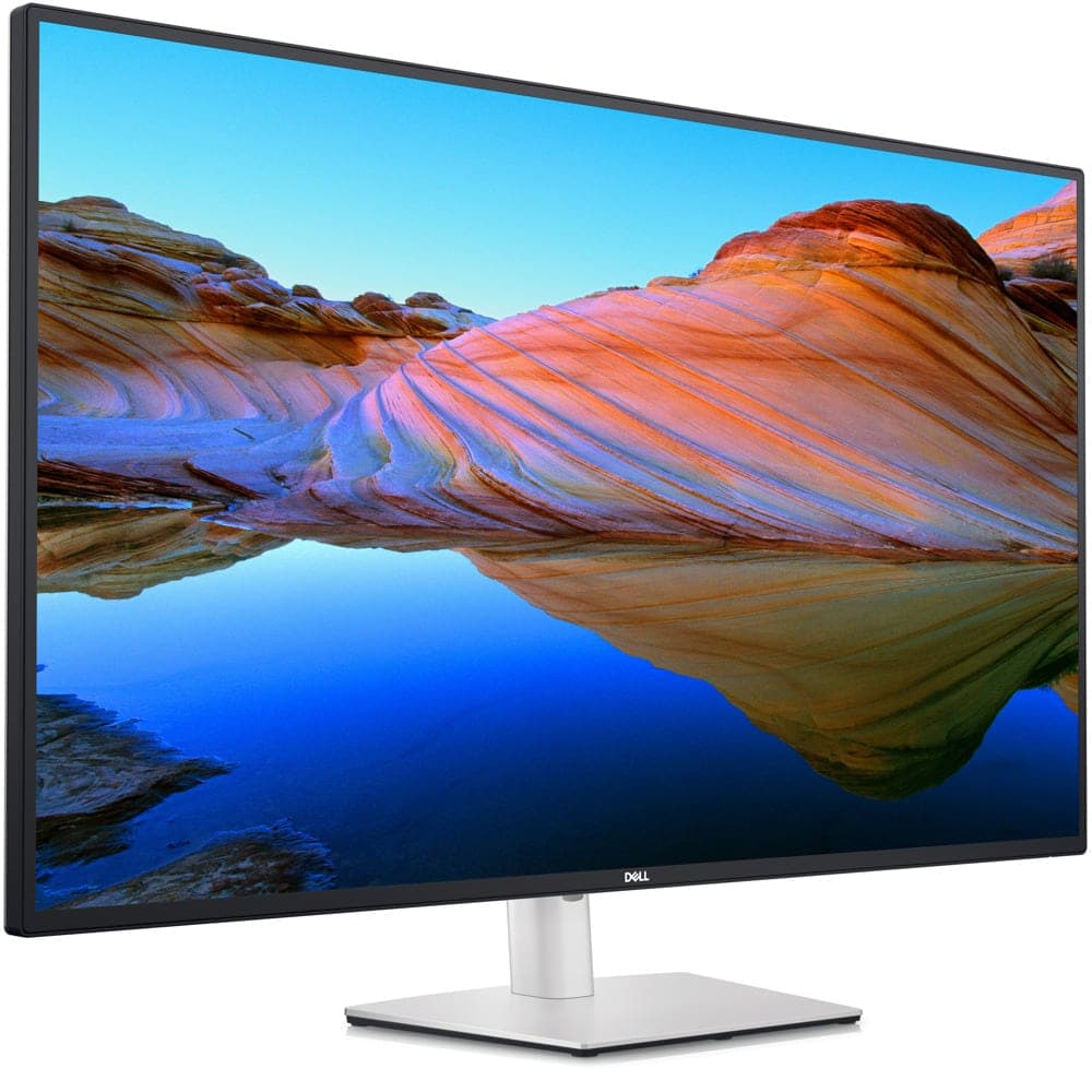 Dell U4323QE, 42.5" 4K UltraSharp AG, IPS, 5ms, 1000:1, 350 cd/m2, (3840x2160), 100% sRGB, 98% DCI-P3, HDMI, DP, USB-C Hub, USB 3.2, RJ-45, dual 8W speakers, ComfortView, Audio line-out, Height Adjustable, Pivot, Swivel, Tilt, Black