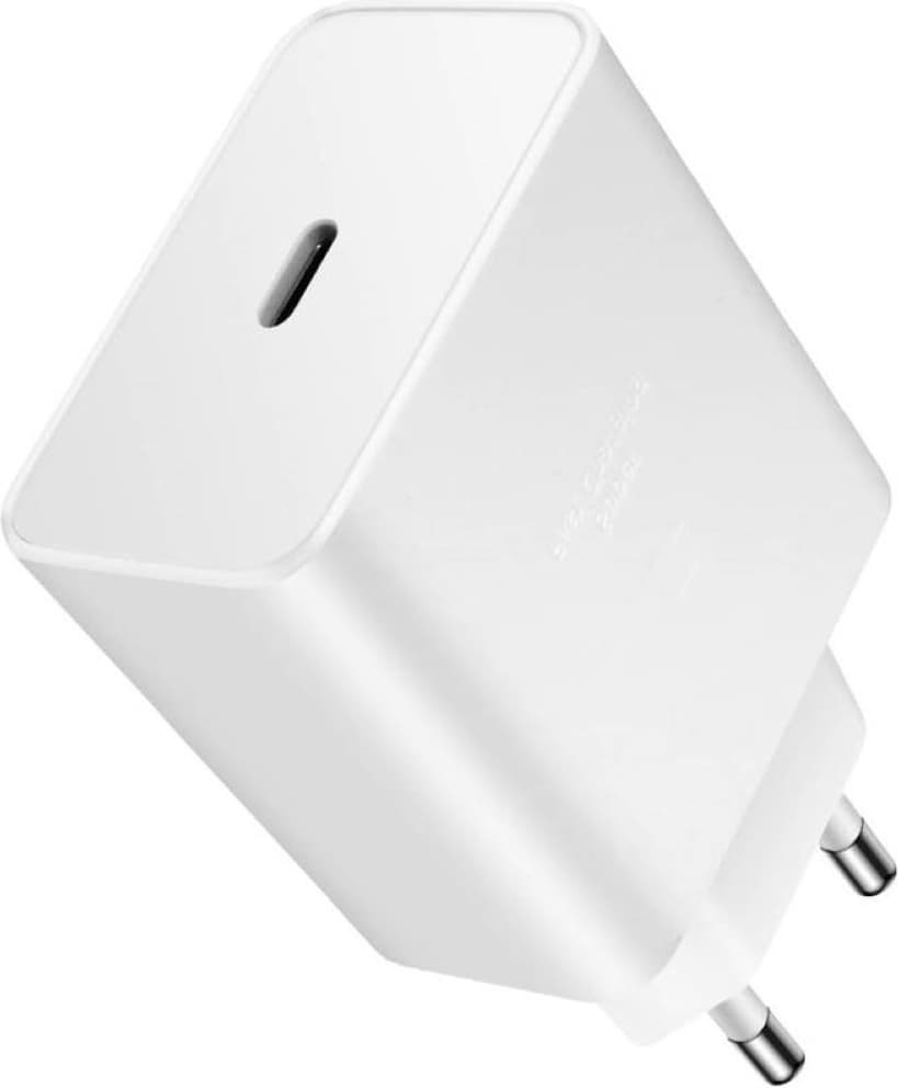 Захранване с технология за бързо зареждане с USB-C изход (бял) - Samsung 65W Travel Charger EP-TA865 (bulk)