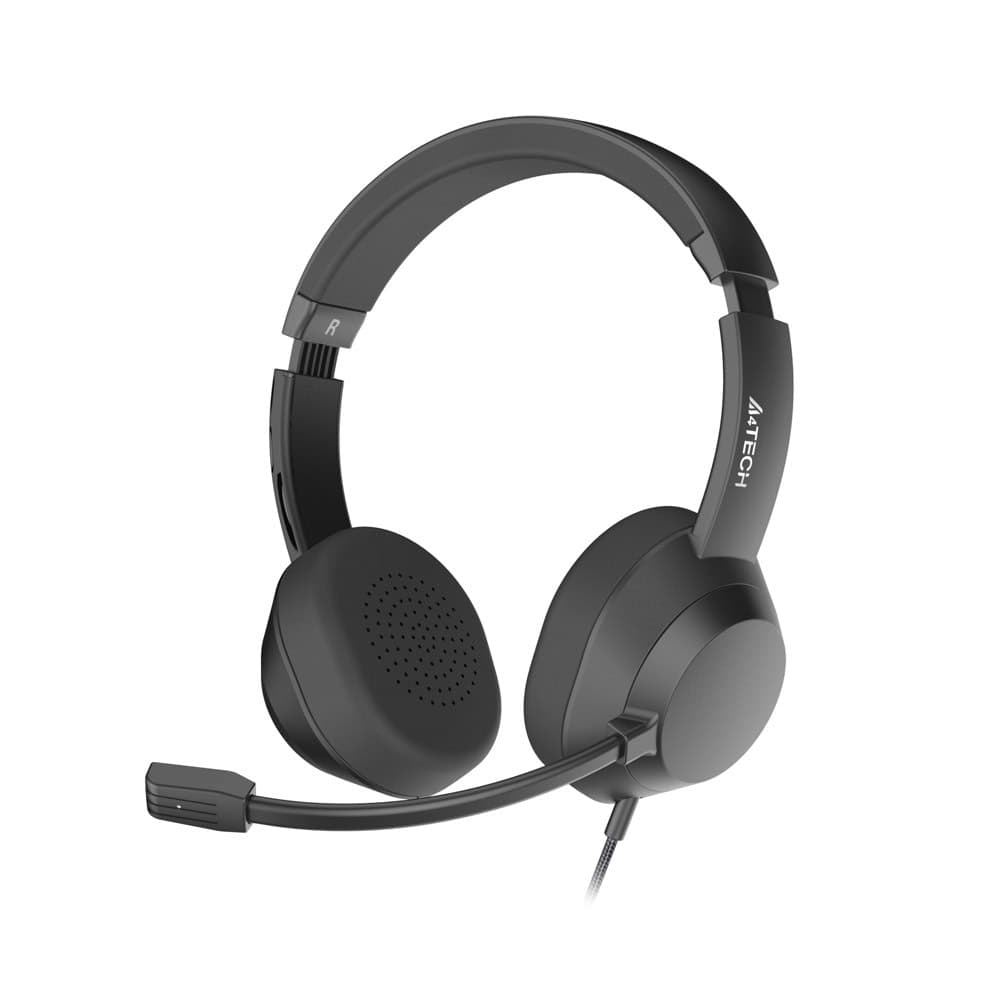 Слушалки А4tech Fstyler FH150U, жични, микрофон, USB, черни