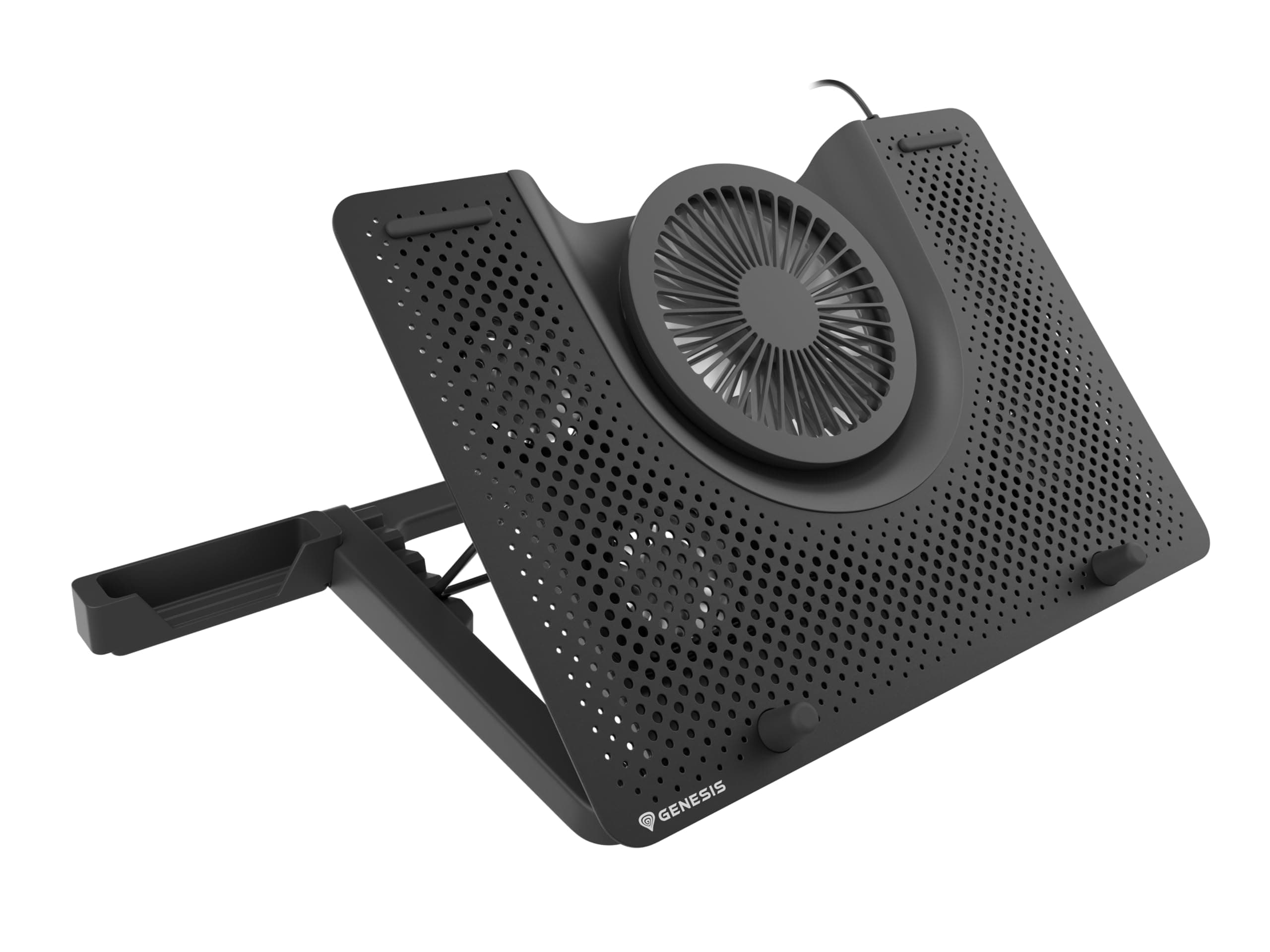 Genesis Laptop Cooling Pad Oxid 550 15.6-17.3 5 Fans, Led Light, 1 Usb