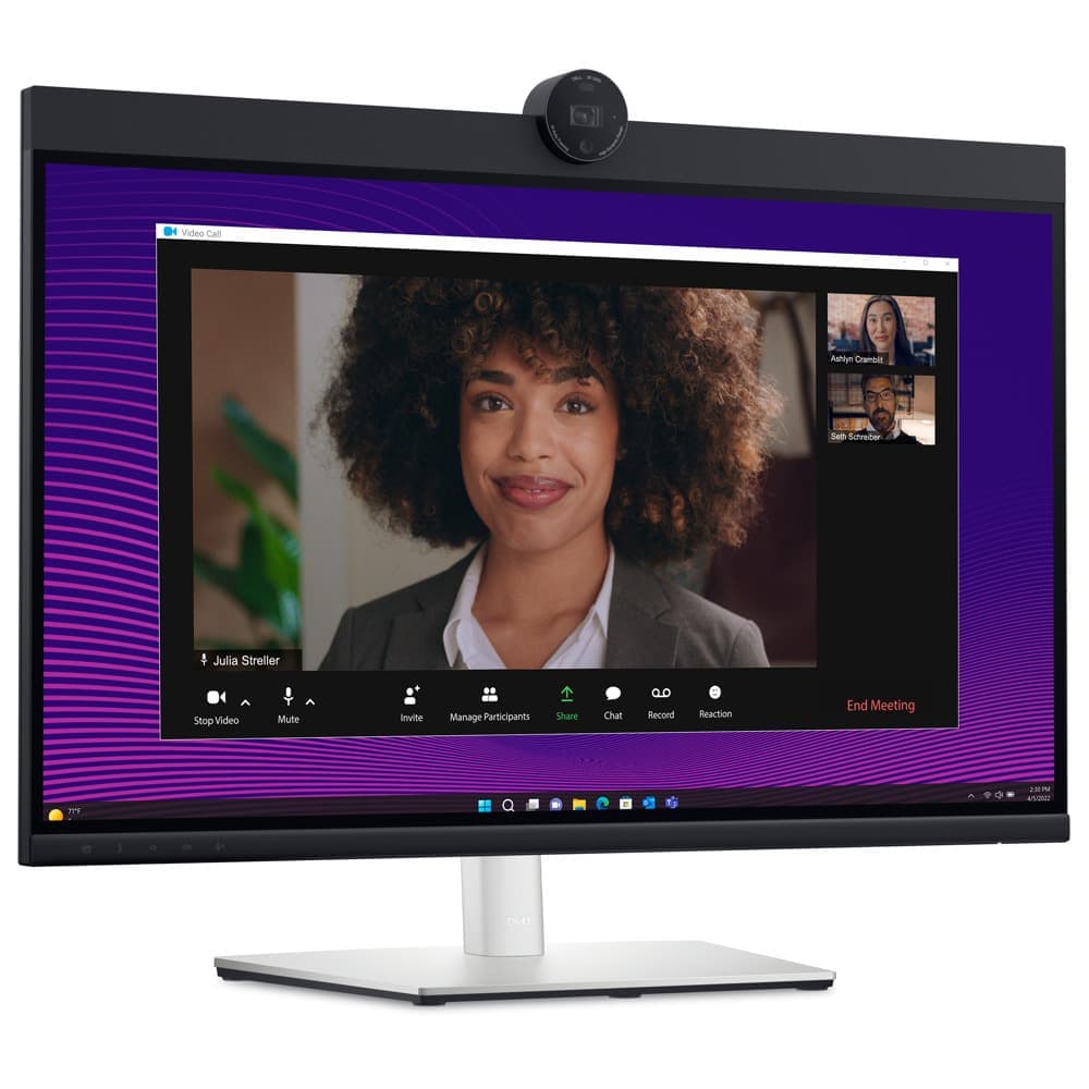Dell P2724DEB, 27.0" Video Conferencing AG, IPS, 5ms, 1000:1, 350 cd/m2, QHD (2560x1440), 99% sRGB, Webcam, 2x5W speakers, Microphone, USB-C up to 90W PD, USB 3.2, HDMI, DP, RJ45, Height, Swivel, Tilt, Pivot, Black