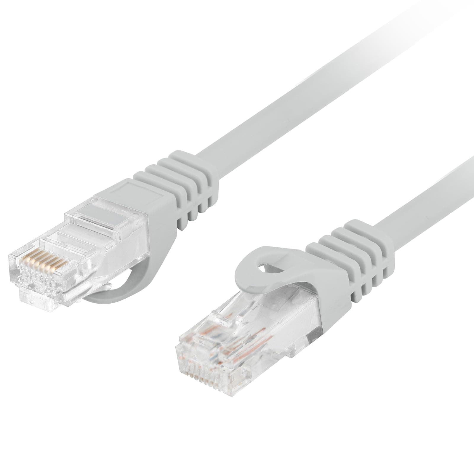 Lanberg patchcord CAT.6 UTP LSZH CCA 0.5m Fluke Passed, Grey