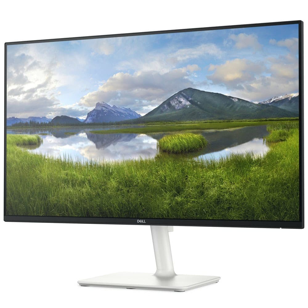 Dell S2725H, 27" LED плосък екран, IPS AG, FullHD 1920x1080, 99% sRGB, 4ms, 100Hz, 1500:1, 300 cd/m2, 2xHDMI, високоговорители 2x5W, наклон, черно и сребристо
