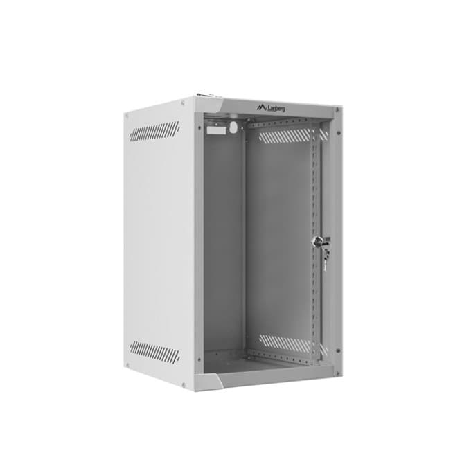 Lanberg rack cabinet 10'' wall-mount 9U / 280x310 for self-assembly (flat pack), grey