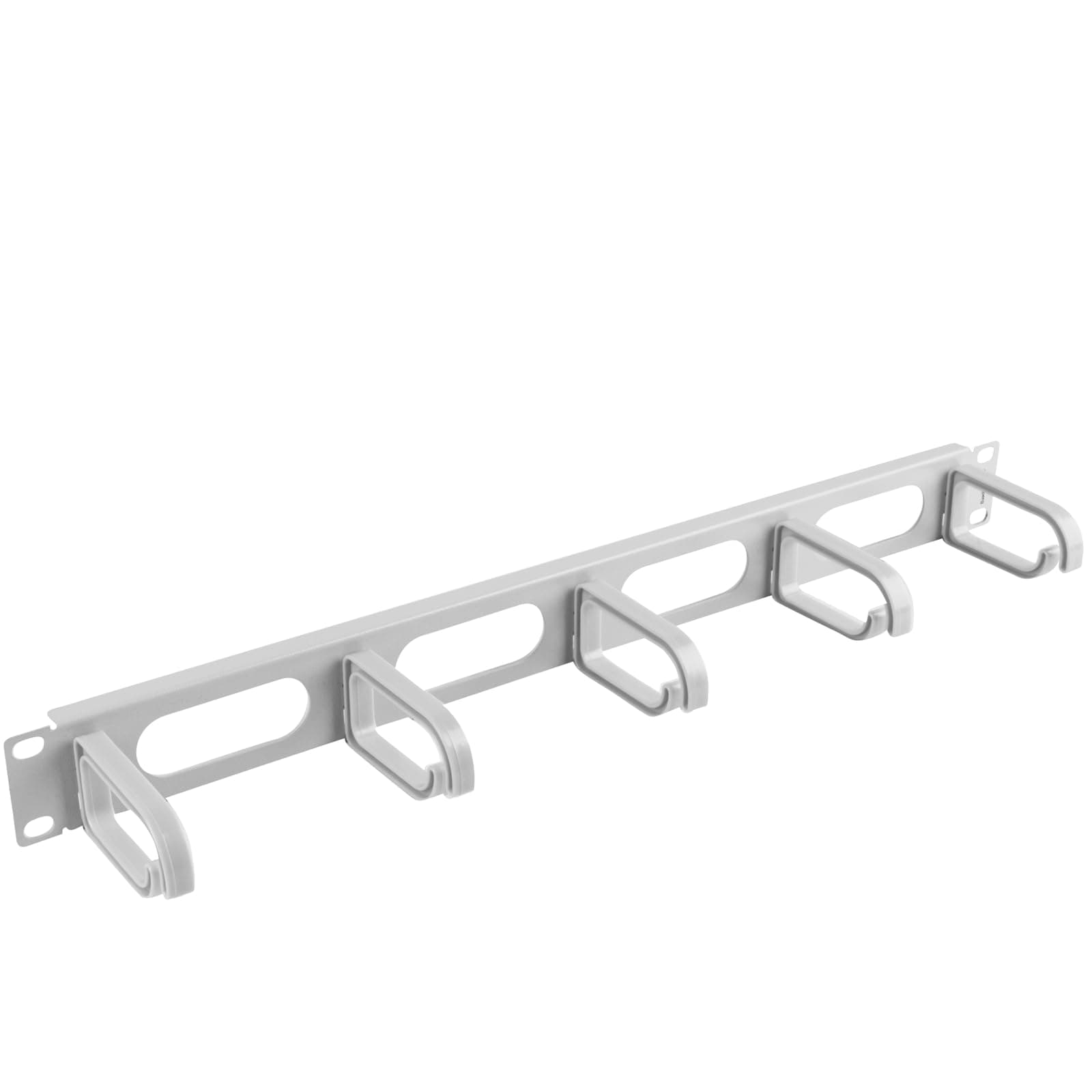 Lanberg 19" cable management AK-1205-S panel 5 rings - type b 1U, grey