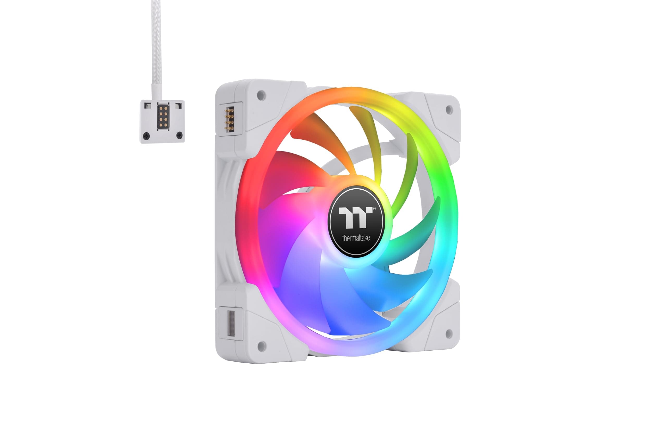 Thermaltake SWAFAN EX12 RGB PC Cooling Fan TT Premium Edition 3 Pack White