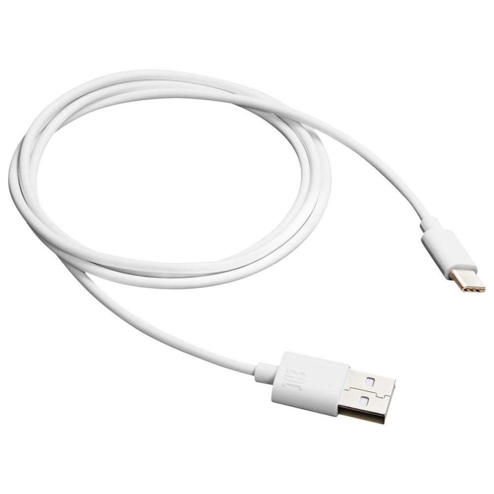 Кабел Canyon CNE-USBC1W, от USB 3.0 A(м) към USB C(м), 1m, бял
