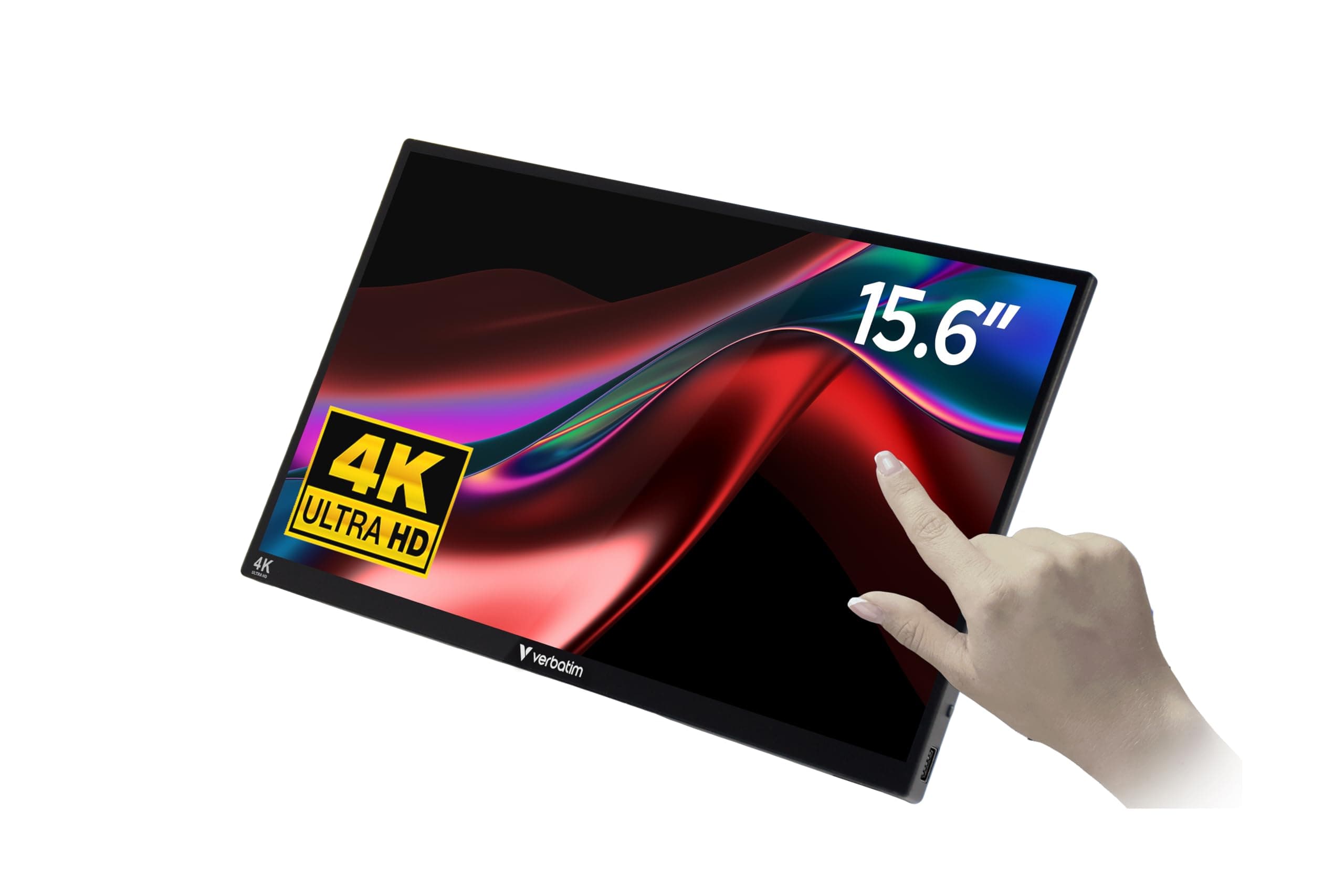 Verbatim PMT-15 4K преносим сензорен монитор 15,6" 4K Ultra HD метален корпус