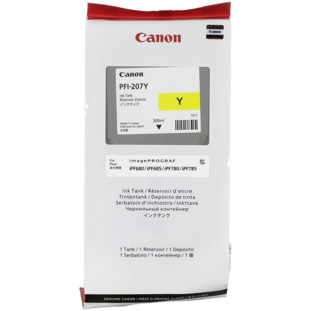 Canon PFI-207, Yellow