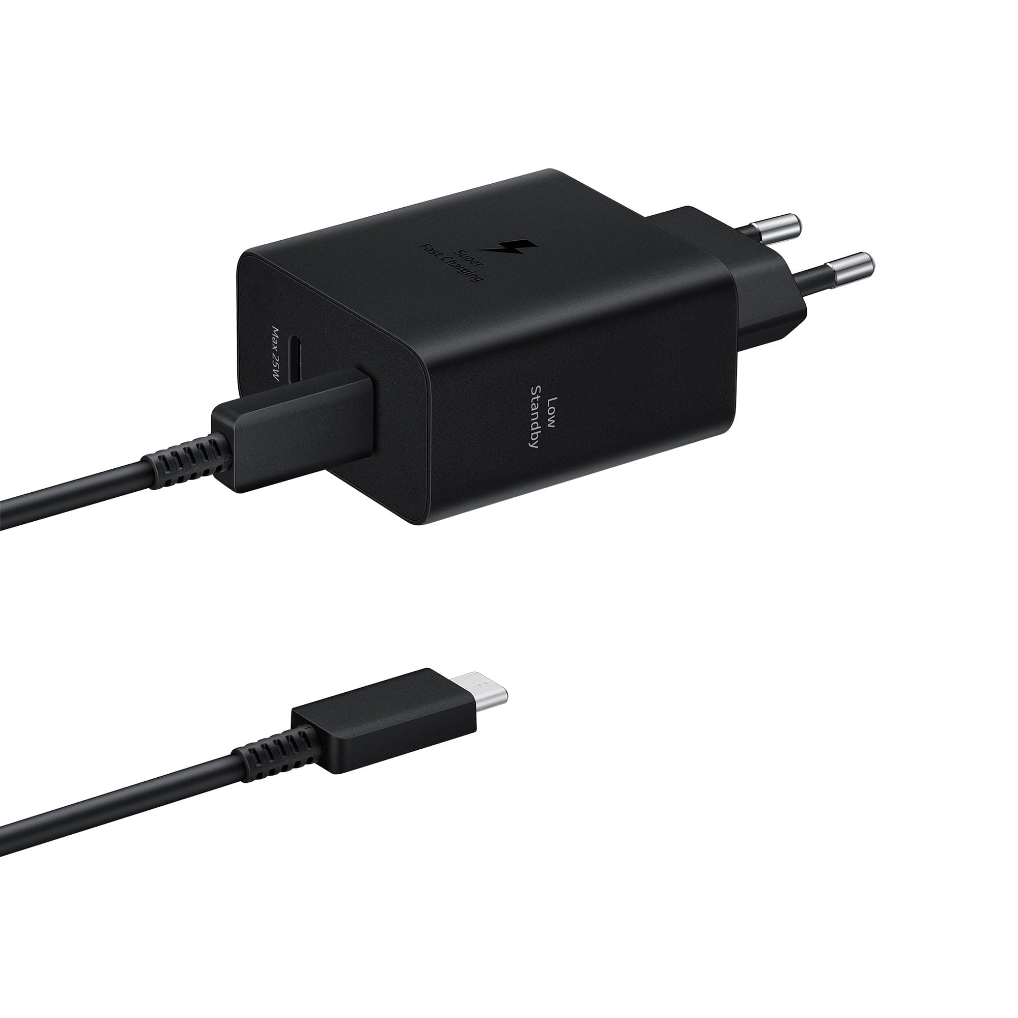 Samsung Power Adapter Duo network charger 2x USB-C 50W - black