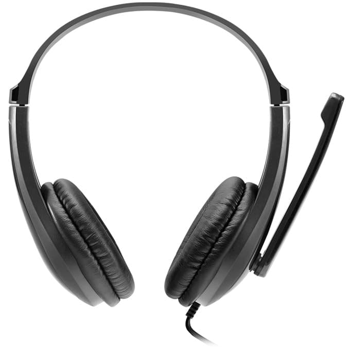 Слушалки Canyon CNS-CHSU1B, микрофон, 2 м. кабел, 20Hz-20kHz честотен диапазон, USB, черни