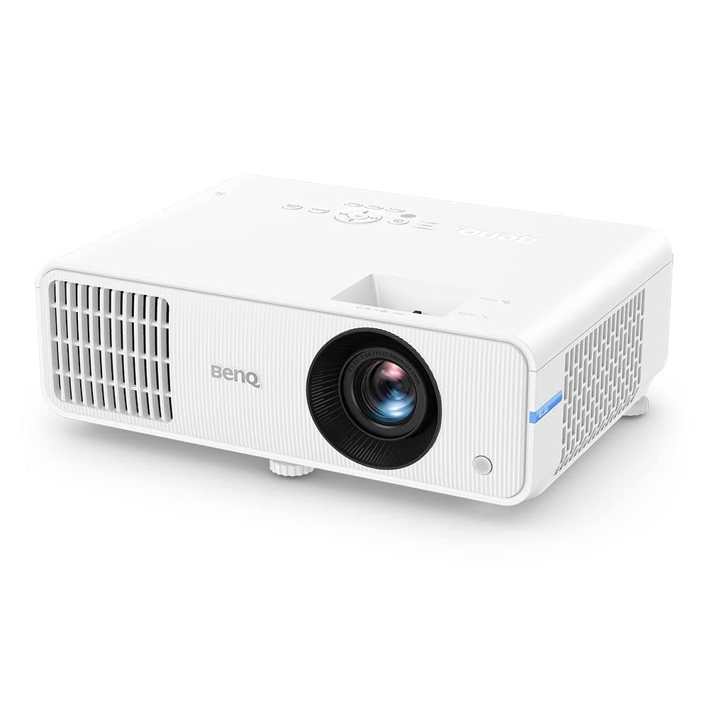 BenQ LH550 DLP, FHD 1080P, 2600 ANSI lumens 1.1X, HDMIx2, USB-A, SmartEco; T/R: 1.49-1.64, Contrast Ratio (FOFO) 15,000:1, Display Color 30-bit (1.07 billion colors) Light Source LED, Audio out x1, 10W speaker, Light Source Life ECO 30000 hrs, White