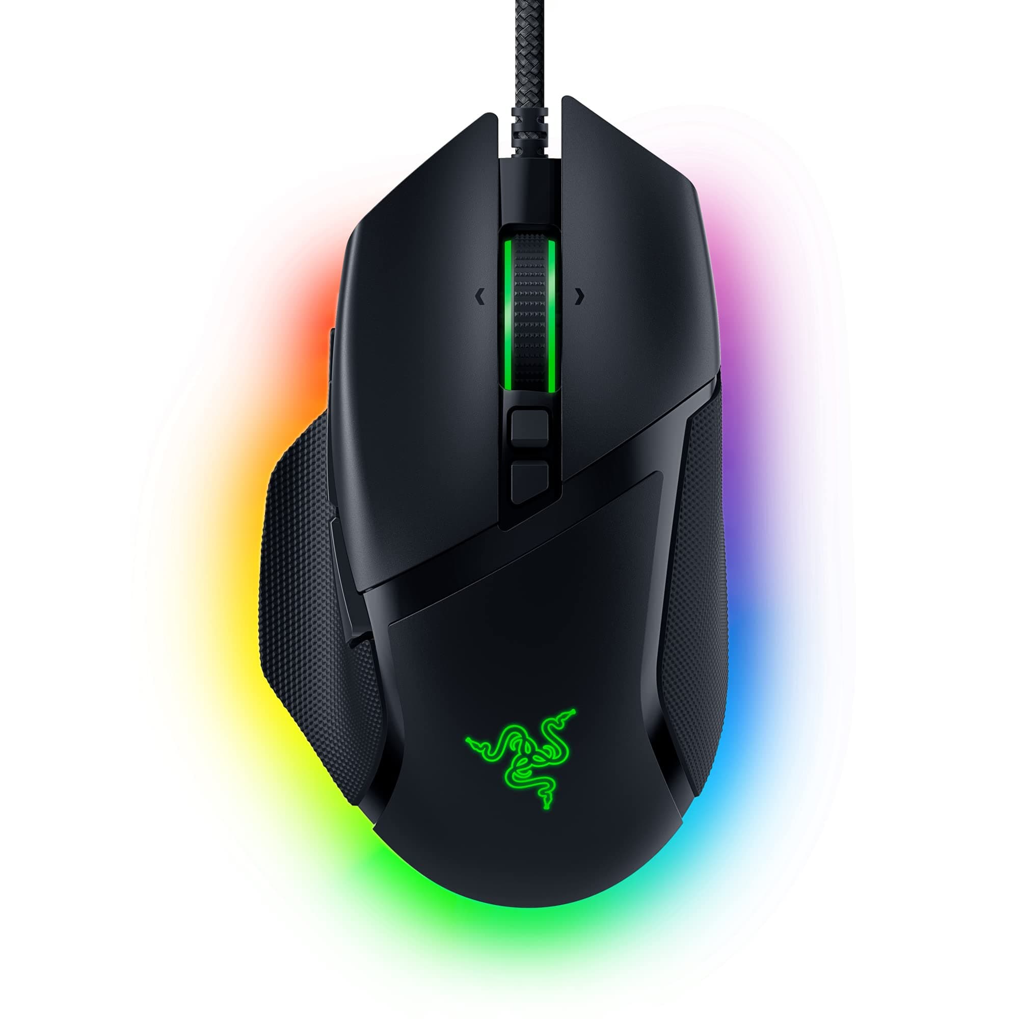 Мишка Razer Basilisk V3 (RZ01-04000100-R3M1), оптична (26000 dpi), 11 бутона, подсветка, черна