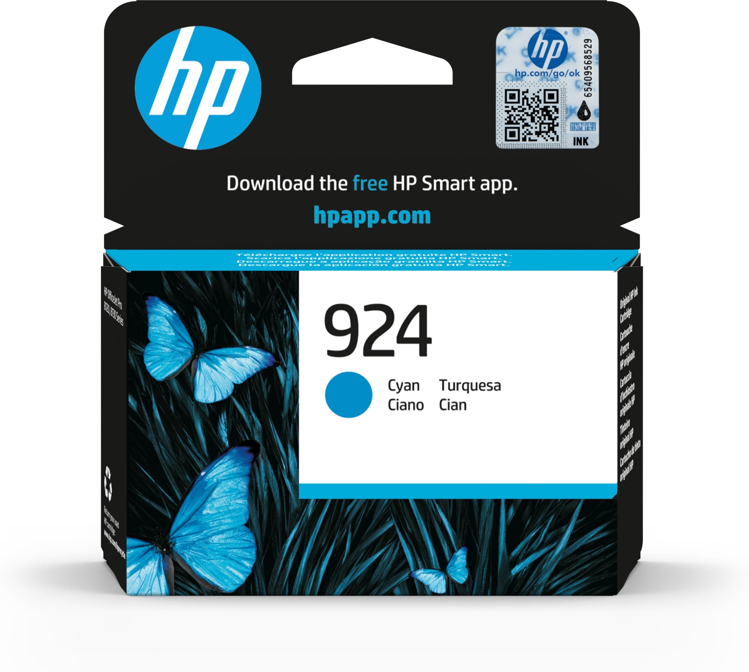 Оригинална мастилена касета HP 924 Cyan