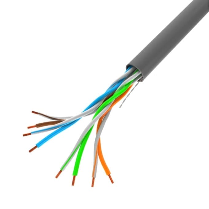Lanberg LAN cable CAT.5E UTP 305m solid CU fluke passed, grey