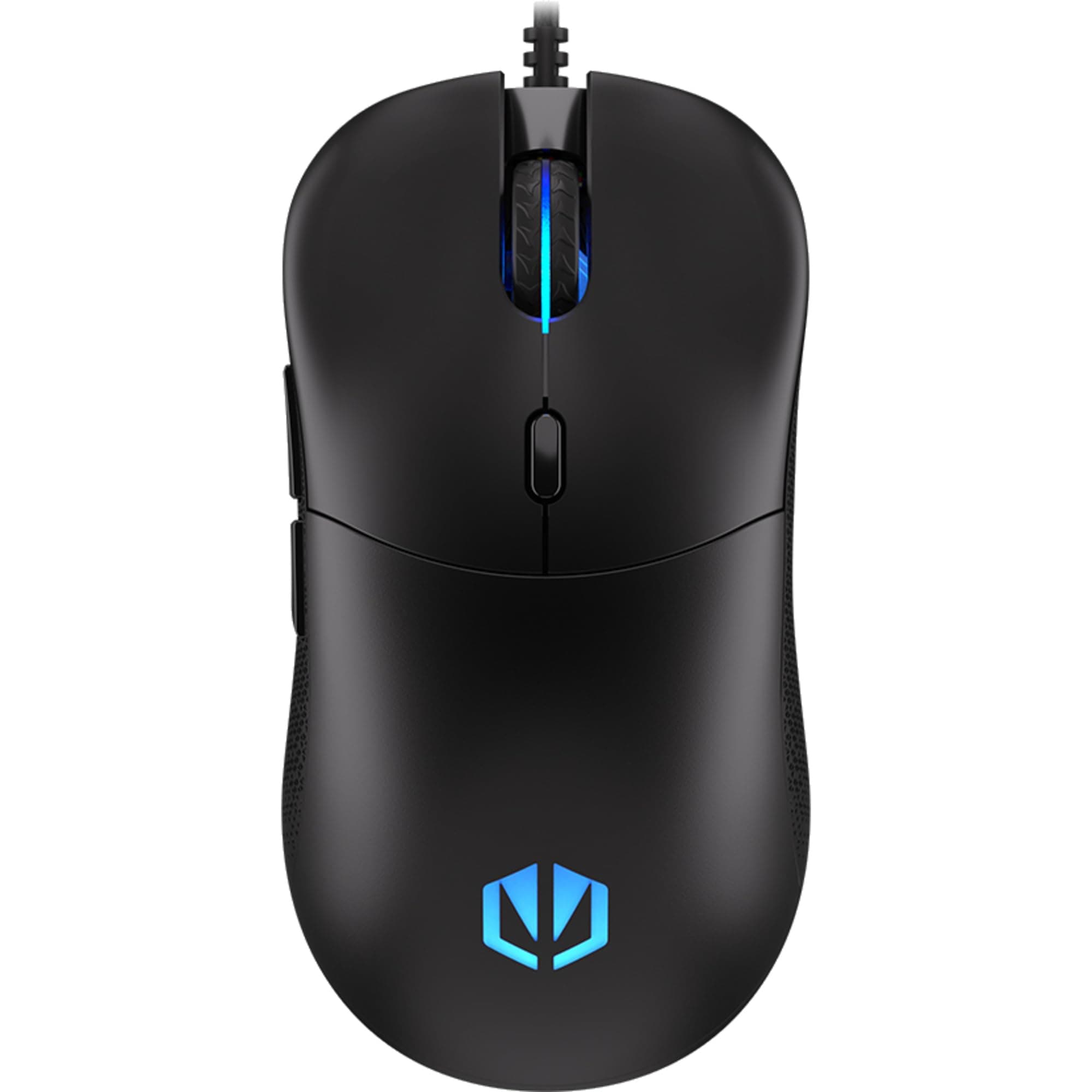 Мишка Endorfy GEM Plus, оптична (19000dpi), USB-C, черна, PixArt PAW3370 сензор, RGB подсветка