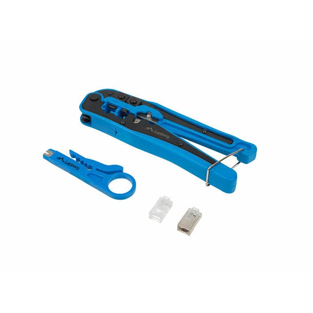 Lanberg crimping toolkit with RJ45 connectors RJ45 shielded and unshielded