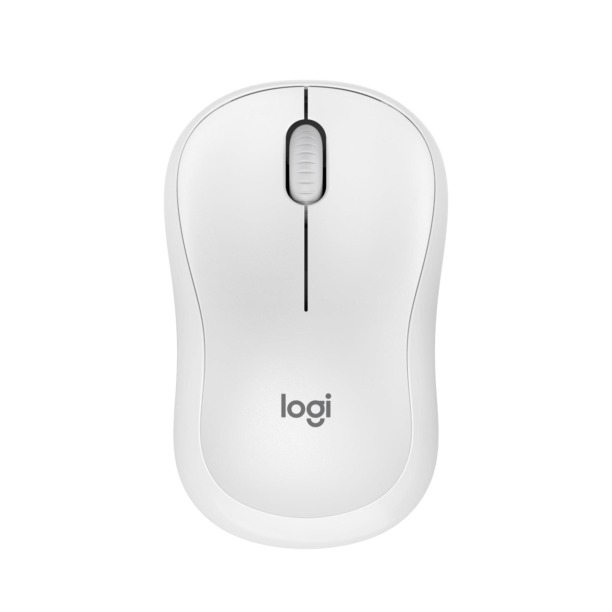 Мишка Logitech M240, 4000 dpi, оптична, безжична, Bluetooth, бяла, Silent Touch