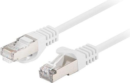 Lanberg patch cord CAT.6 FTP 0.25m fluke passed (10-pack), white