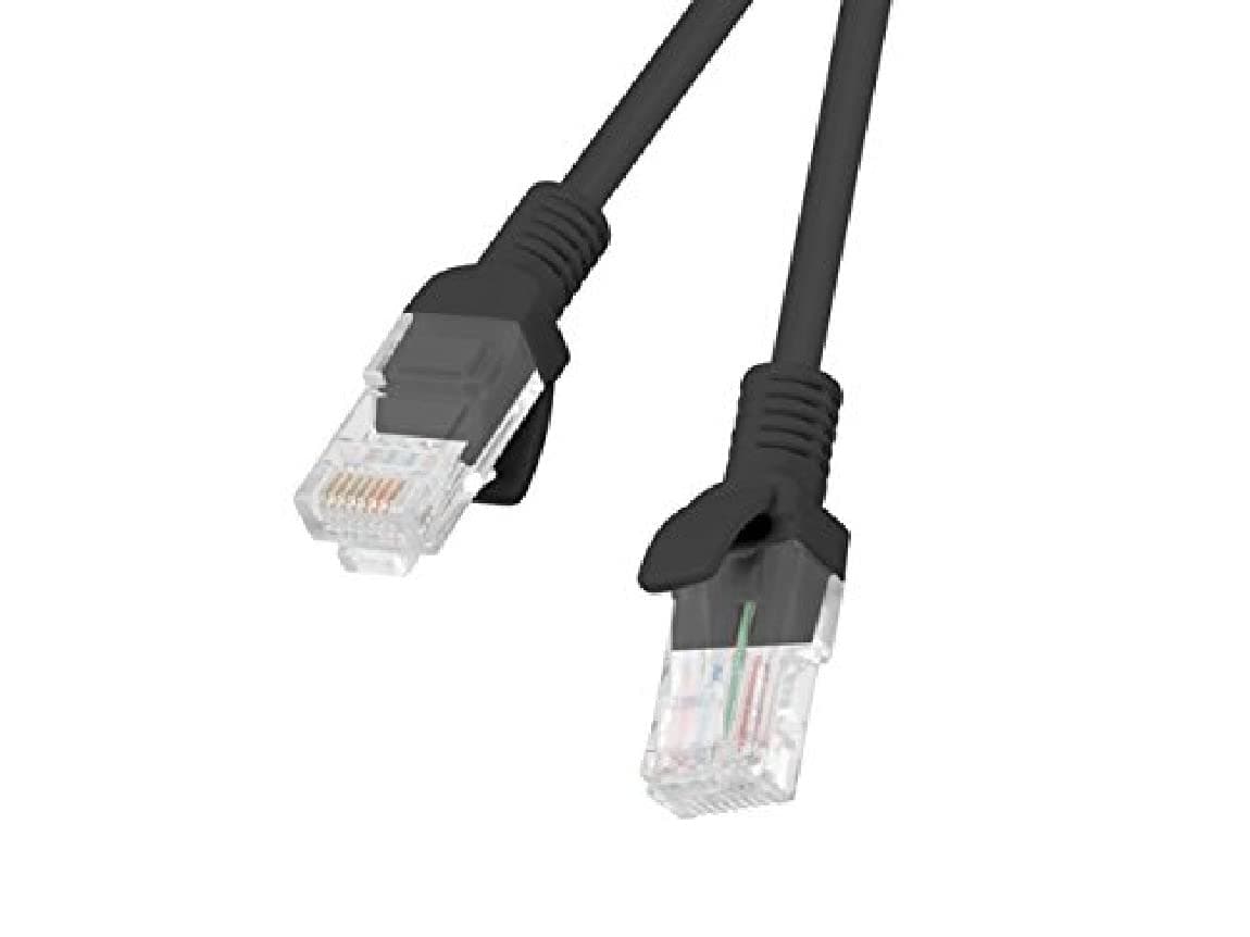 Lanberg patch cord CAT.5E 3m, black