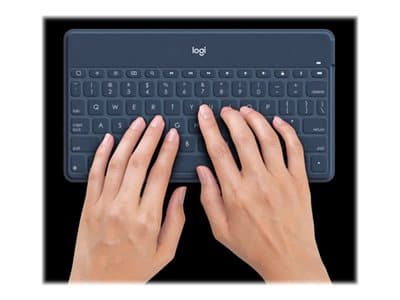 Клавиатура Logitech Logitech Keys-To-Go, безжична, компактна, нисък профил, синя, Bluetooth, US International