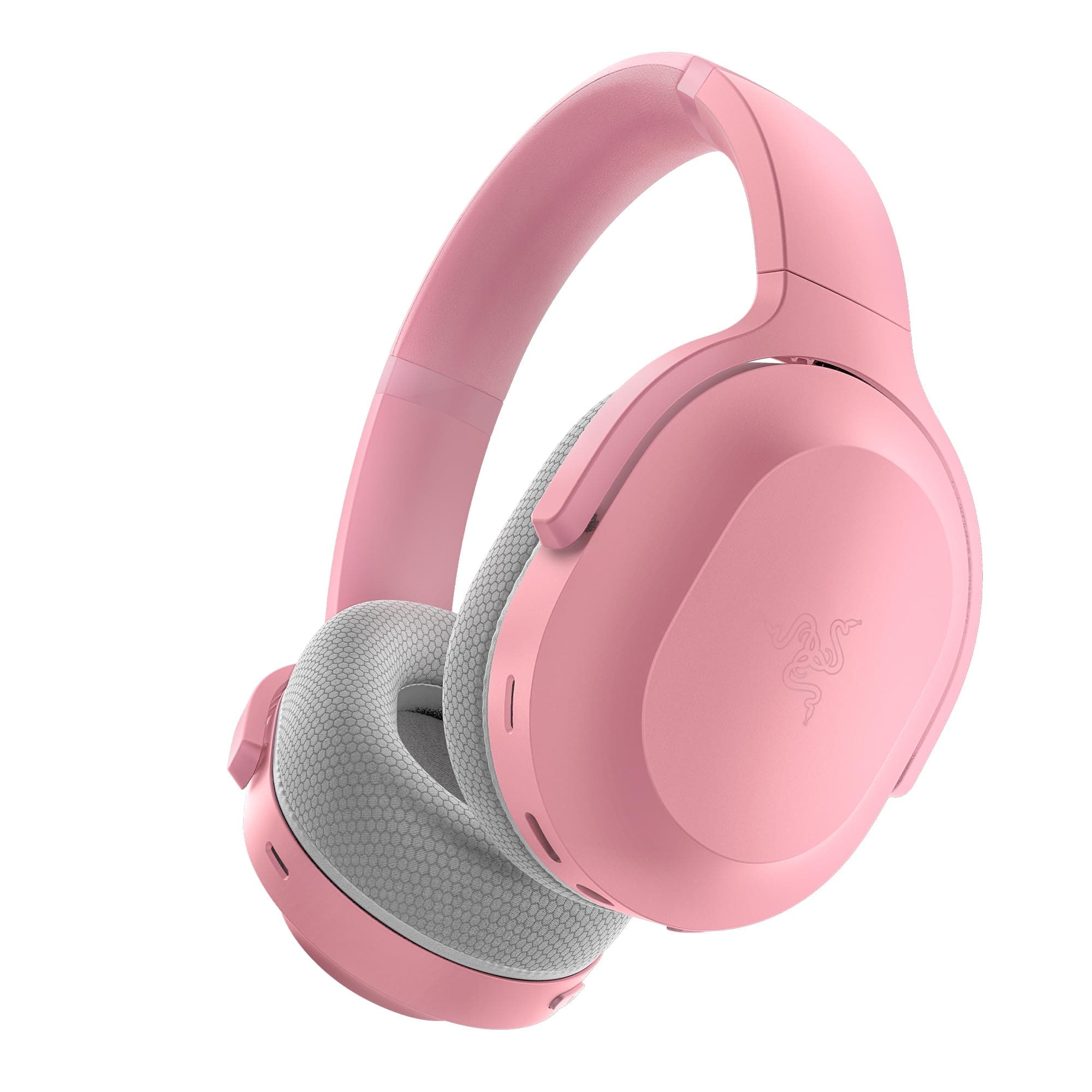 Слушалки Razer Barracuda Quartz RZ04-03790300-R3M1, безжични, Wi-Fi, Bluetooth, микрофон, гейминг, USB-C, AUX, до 40 часа време на работа, розови