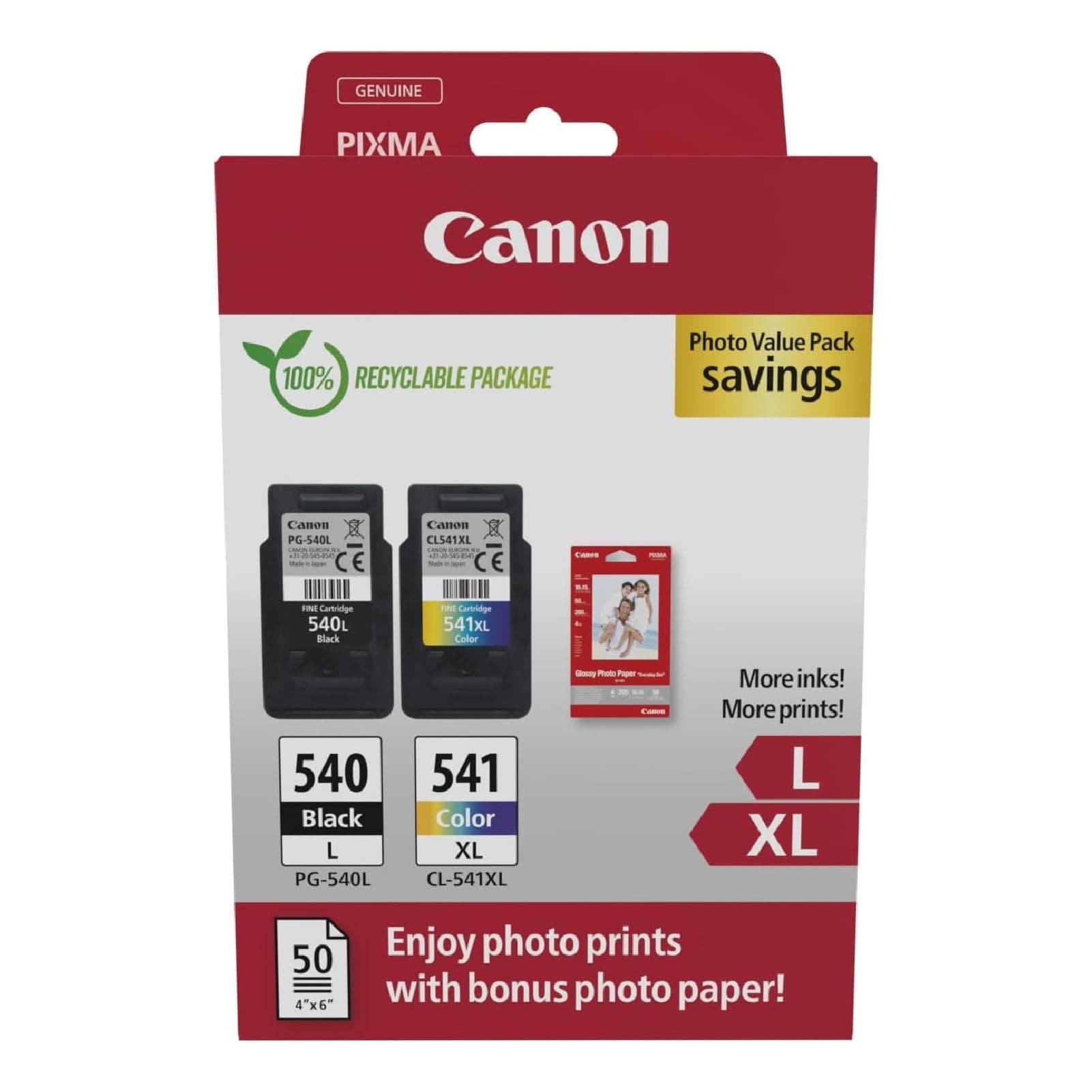 Canon PG-540L / CL541XL PVP