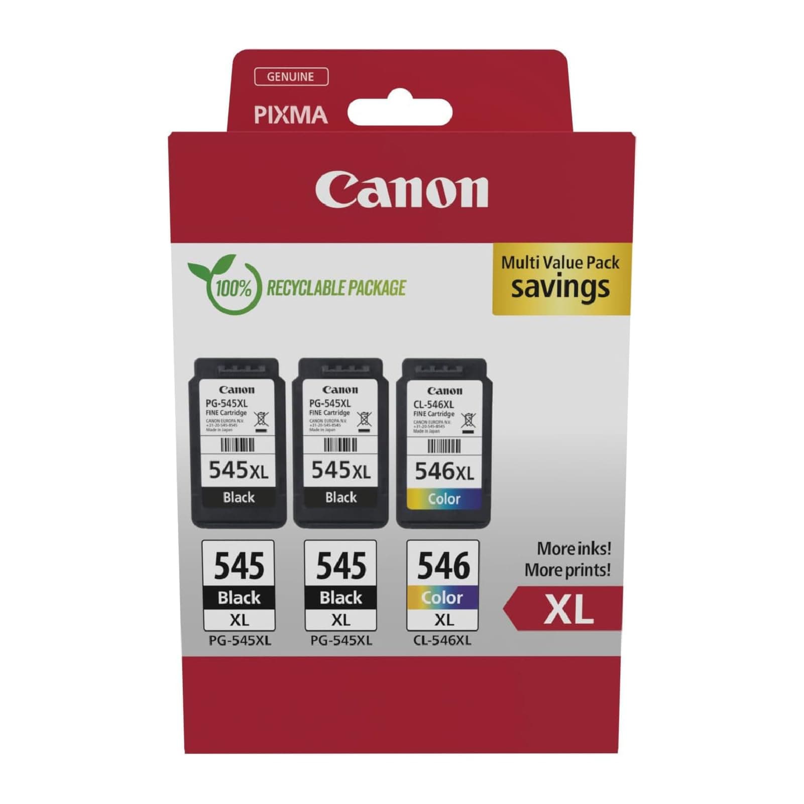 Canon PG-545XLx2/CL-546XL Multi pack