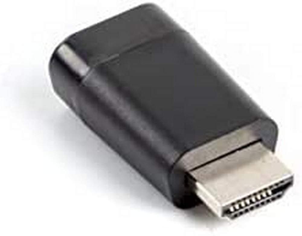 Преходник Lanberg AD-0016-BK, от HDMI(м) към VGA(ж), черен