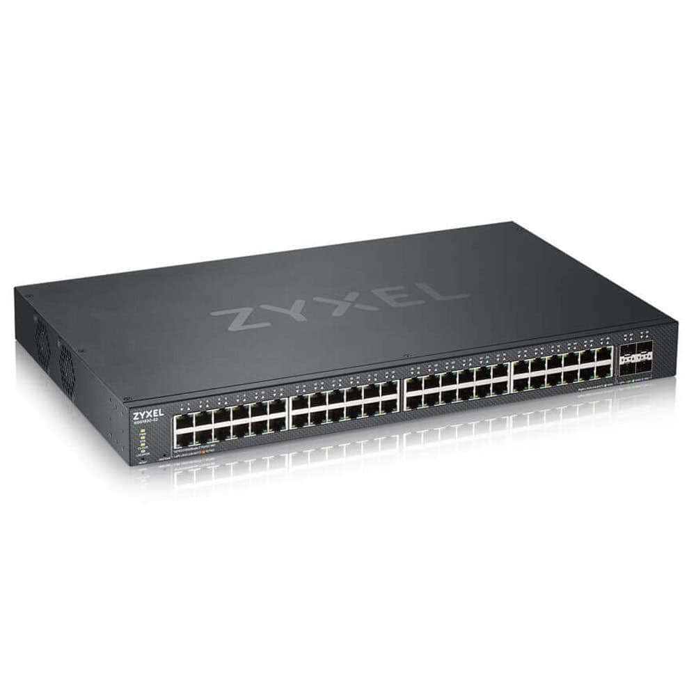 ZyXEL XGS1935-28HP, 28 Port Lite-L3 Smart Managed PoE Switch, 24x Gigabit PoE and 4x 10G SFP+, hybrid mode, standalone or NebulaFlex Cloud, 375 Watt PoE