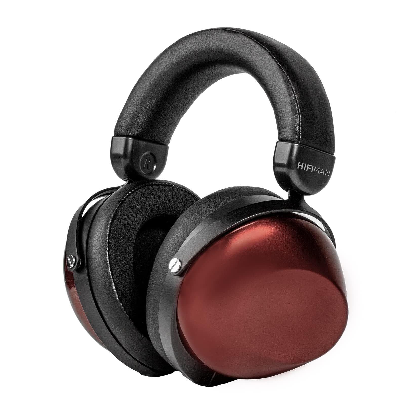 Слушалки HIFIMAN HE-R9 Wireless, безжични/жични, Bluetooth, balanced Jack 3.5mm, 60 ohms, наушници от мемори пяна, черно-червени
