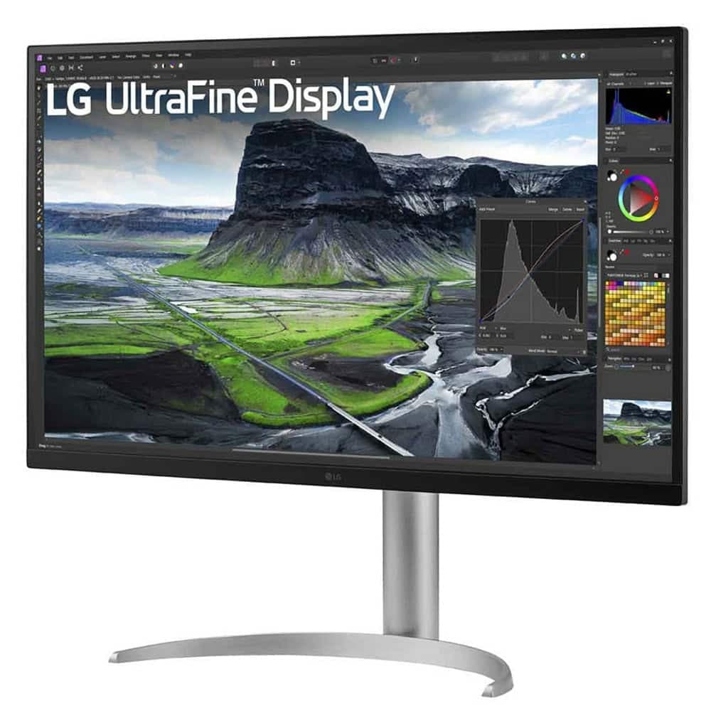 LG 32UQ850V-W, 31.5" IPS, 5ms GtG, 2000:1, 400cd/m2, UHD 4K (3840 x 2160), FreeSync, HDR 10, DCI-P3 98%, USB Type-C (PD 90W), USB HUB, HDMI, DisplayPort, Height Adjustable, Swivel, Tilt, LG Calibration Studio, Speakers 5W x 2, Black