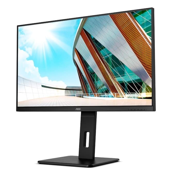 AOC U32P2, 31.5" VA WLED, 3840x2160@60Hz, 4ms GtG, 350cd m/2, 3000:1, 50M:1 DCR, Adaptive Sync, FlickerFree, Low Blue Light, 3Wx2, Tilt, Height Adjust, Pivot, Swivel, 2xHDMI, DP, USB hub