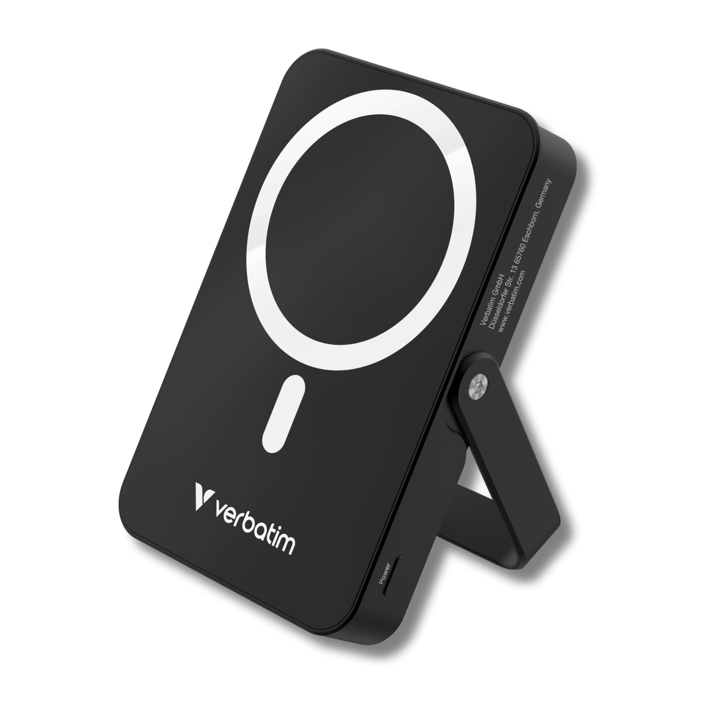 Verbatim Charge 'n' Go Power Bank с магнитна безжична стойка 10000mAh Черен