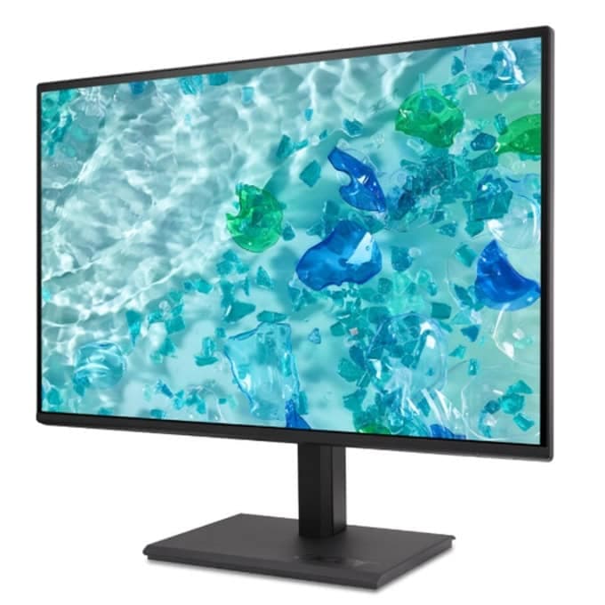 Acer Vero B277Gbmiprzx, 27" IPS LED, ZeroFrame FHD (1920x1080) AG, 4ms (GTG), 120Hz, 100M:1, 1500:1, 250nits, 99% sRGB, HDMI, VGA, DP, USB3.2x4 USB-B(1up 4down), Speakers 2x2W, Audio In/Out, ERGOstand, TUV, Energy Efficiency Class C, VESA, Black