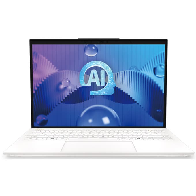 MSI Prestige 13 AI Evo A1MG, Intel Core Ultra 5 125H (14C/18T, до 4.5 GHz, 18MB), 13.3 2.8K OLED 2880x1800, без сензорен екран 100% DCI-P3, 400 нита, HDR True Black 500, Intel Arc, 16GB LPDDR5-6400 Вграден, 512GB PCIe Gen4x4 SSD, WiFi 7, Бял, Метален, 0,9