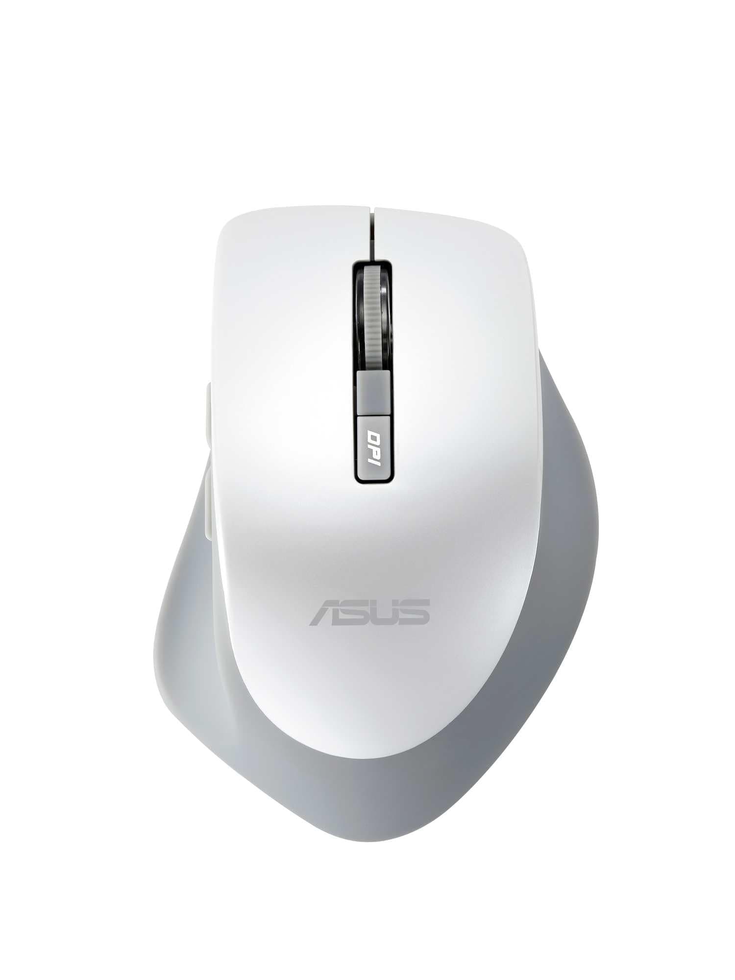 Мишка Asus WT425, оптична (1600 dpi), безжична, USB, бяла