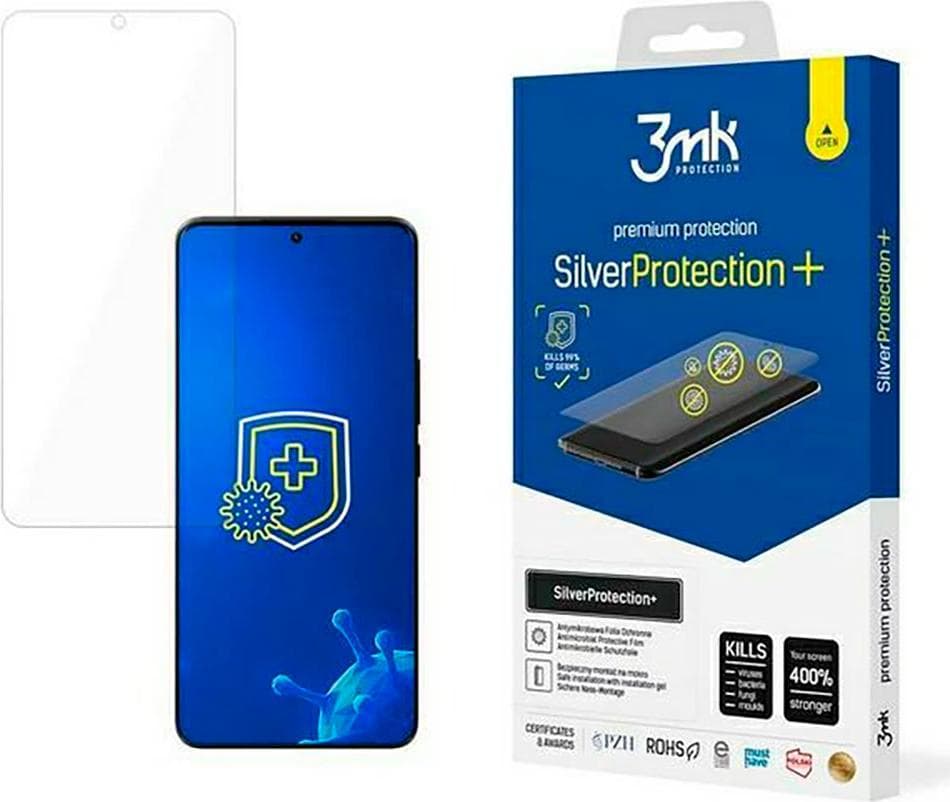 Антибактериално защитно покритие за дисплея на Xiaomi Poco F6 - 3mk Silver Protection+ Screen Protector (прозрачен)