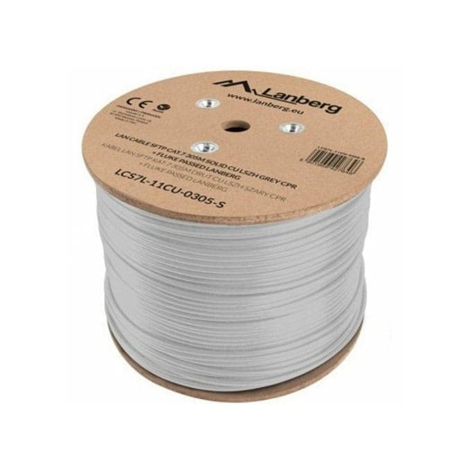 Lanberg LAN cable CAT.7 sftp 305m solid cu lszh grey cpr + fluke passed