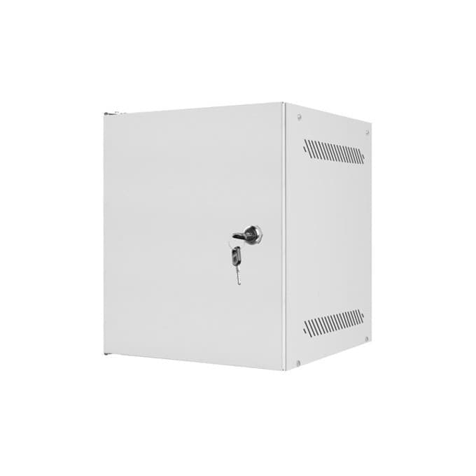 Lanberg rack cabinet 10" wall-mount 6U/280x310 for self-assembly with metal door grey (flat pack)