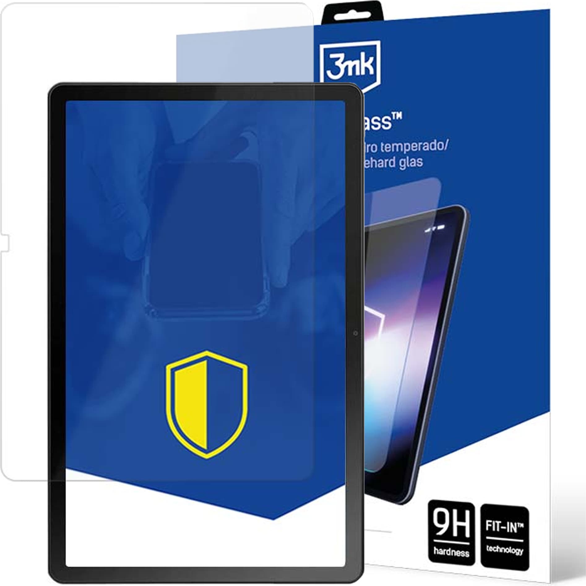 Калено стъклено защитно покритие за дисплея на Lenovo Tab M10 Plus 10.6 3rd Gen (2022) - 3mk HardGlass Tempered Glass 9H Screen Protector (прозрачен)