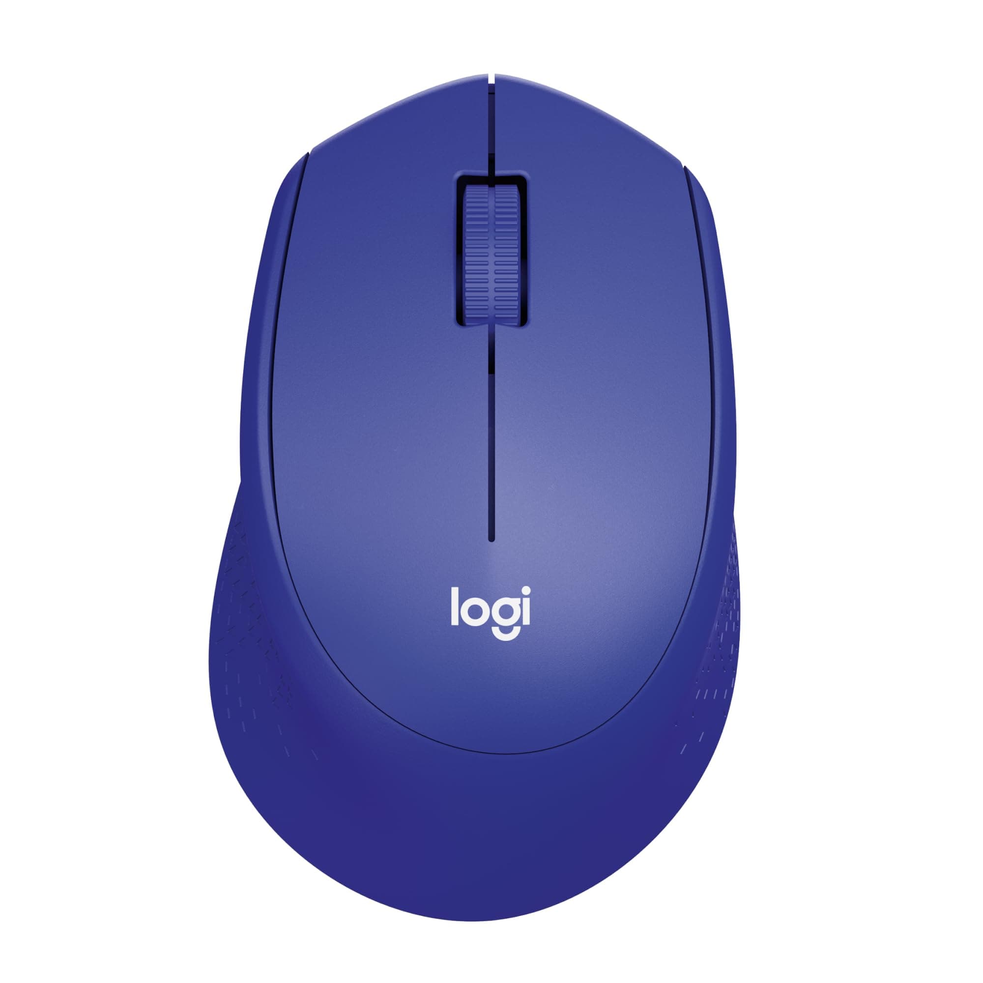 Мишка Logitech M330 Silent Plus, оптична (1000 dpi), безжична, USB, синя