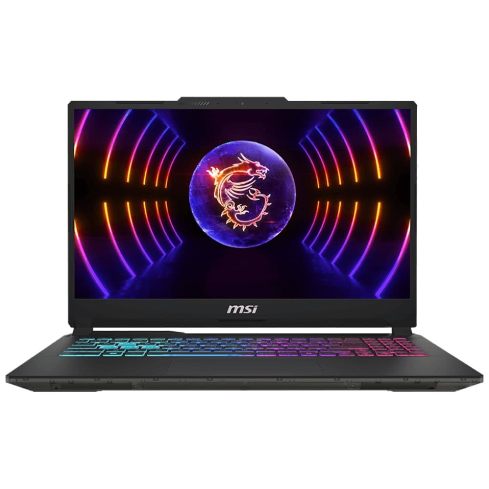 MSI Cyborg 15 A13UCK, i7-13620H (10C/16T, до 4.90GHz, 24 MB), RTX 3050 4GB GDDR6, 15.6" FHD (1920x1080), 144Hz, IPS-Level, 16GB DDR5 2x8 5200MHz, 512GB PCIe Gen4x4 SSD, Intel WiFi 6E, BT v5.3, 4-зонова RGB клавиатура за игри, БЕЗ OS, 3 клетки, 1,98 кг