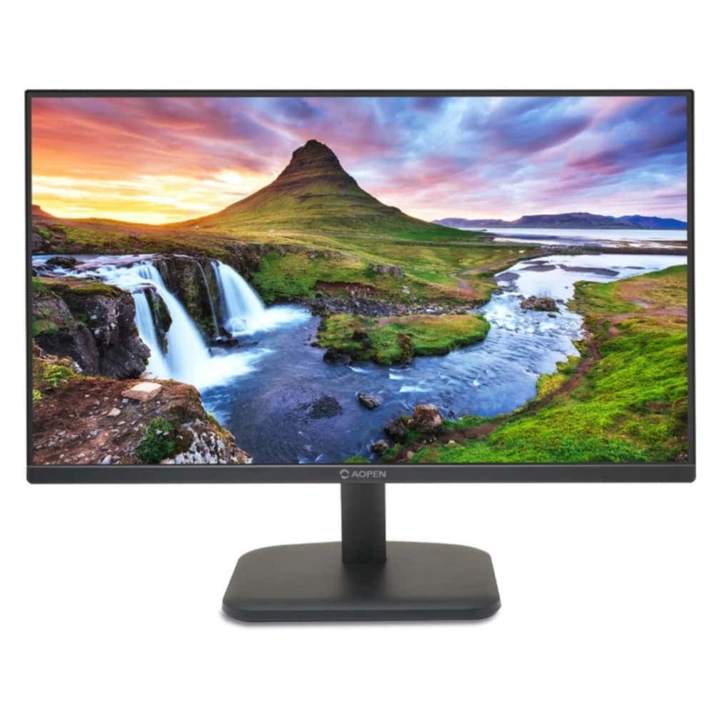 ACER Aopen powered by Acer 27CL1G0bi, 27'', IPS FHD (1920x1080) LED, 250nit, 1ms TVR, ZeroFrame, 120Hz FreeSync, sRGB 99%, Flicker-less, 1000:1 ACM, HDMI, VGA, Tilt, Vesa, BluelightShield, Black