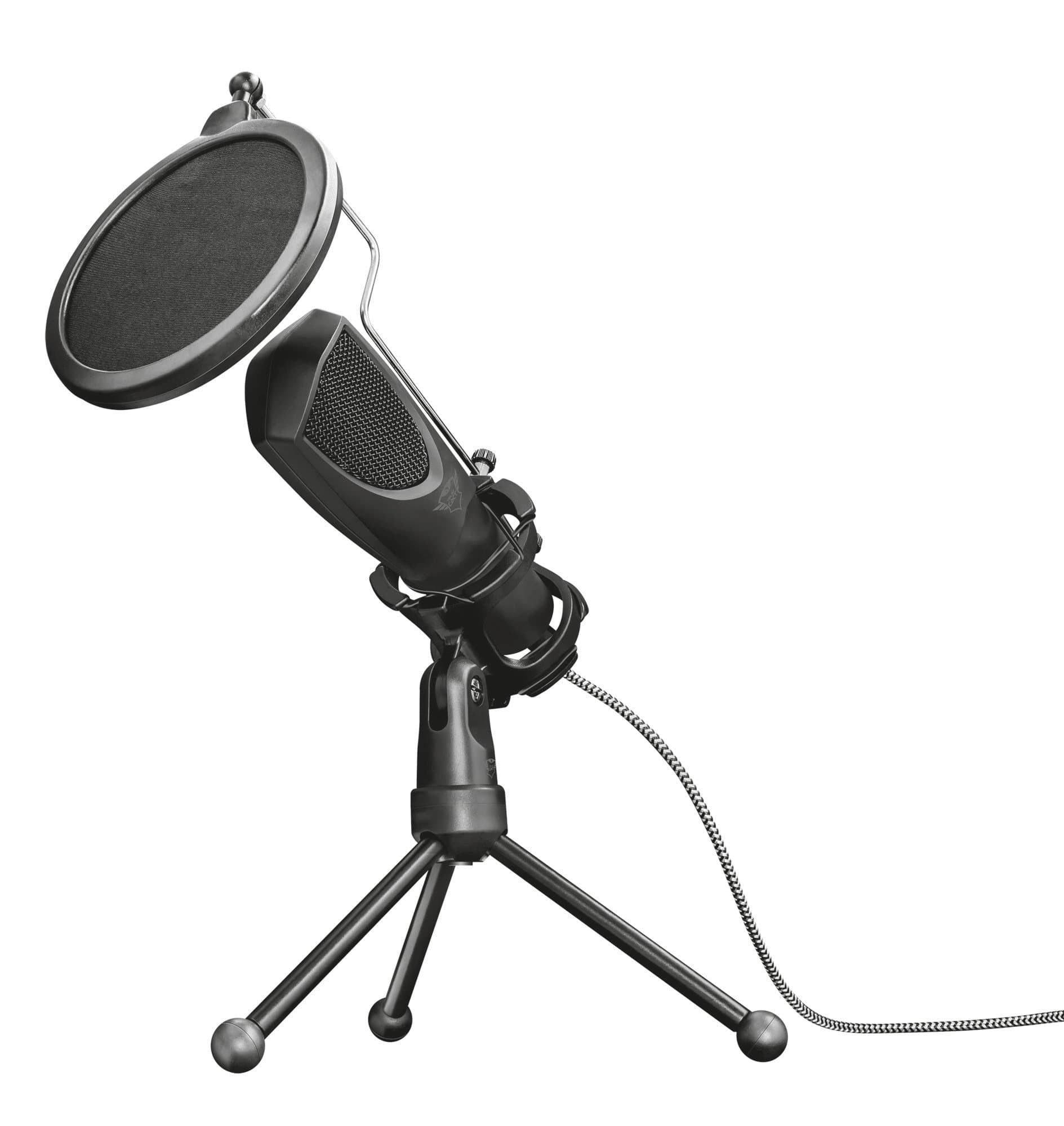 Микрофон TRUST GXT 232 Mantis, USB, черен