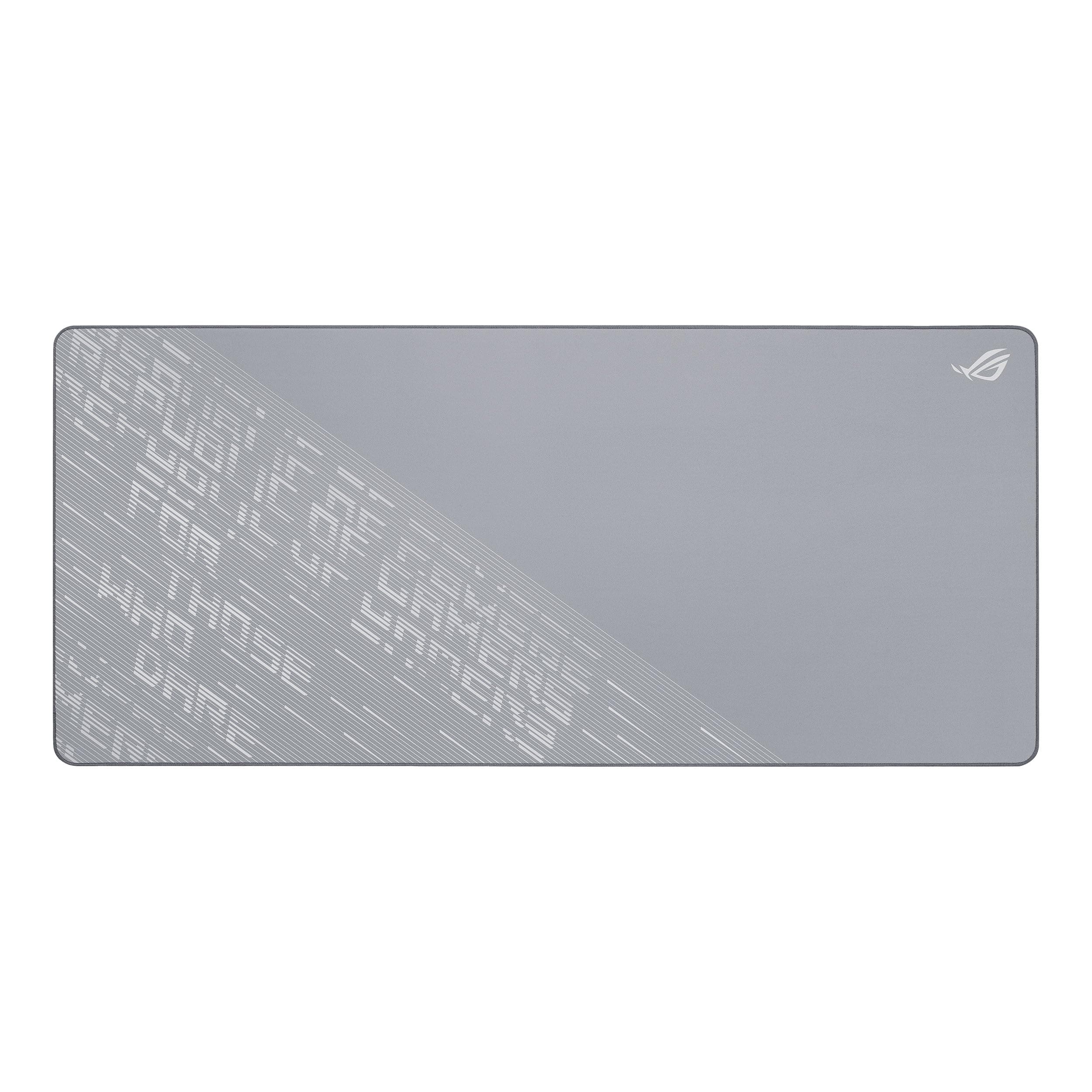 Asus ROG Scabbard II Arctic Gray XXL Gaming Mouse Pad, Water- Oil- Dust- Resistance, Durable Anti-Fray Edges, Non-Slip Rubber Base, 400 x 900 x 3mm, Gray