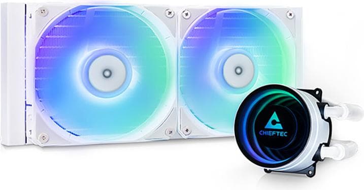 Chieftec Iceberg 240 RGB бял