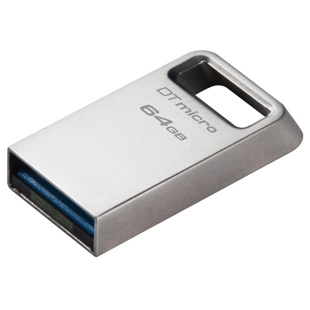USB памет KINGSTON DataTraveler Micro, 64GB,USB-A 3.2 Gen 1, Сребрист