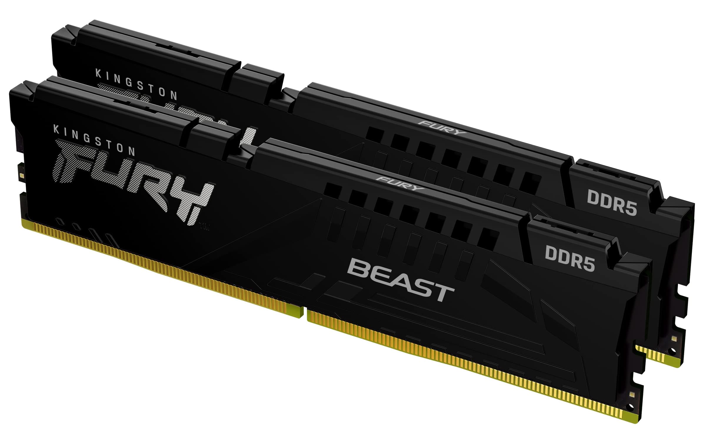 Памет Kingston FURY Beast Black 32GB(2x16GB) DDR5 5600MHz KF556C40BBK2-32