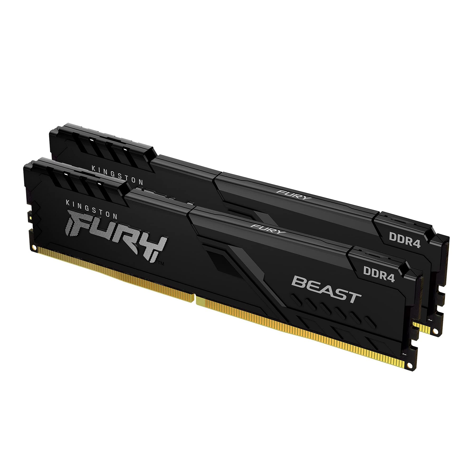 Памет Kingston FURY Beast Black 64GB(2x32GB) DDR4 3200MHz KF432C16BBK2/64